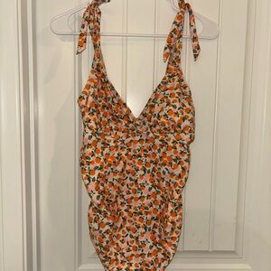 Floral Maternity One Piece Swimsuit New with Tags